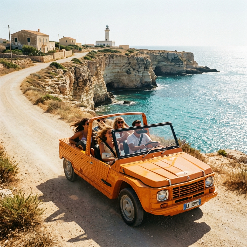 I migliori itinerari per esplorare Lampedusa in Mehari